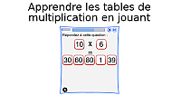 Mes jeux pour apprendre les tables de multiplication