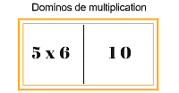 Dominos de multiplication