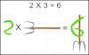 Exemple de mémorisation de 2 X 3 avec une visualisation