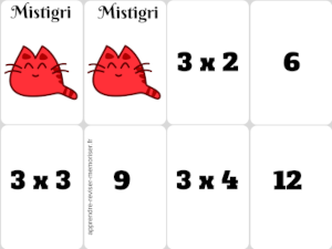Mistigri des multiplications (jeu de cartes)