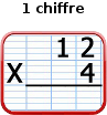 multiplication à 1 chiffre multiplication à 1 chiffre