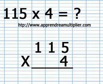 Poser une multiplication avec une retenue Poser une multiplication avec une retenue