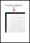 La Table de multiplication de Pythagore à imprimer